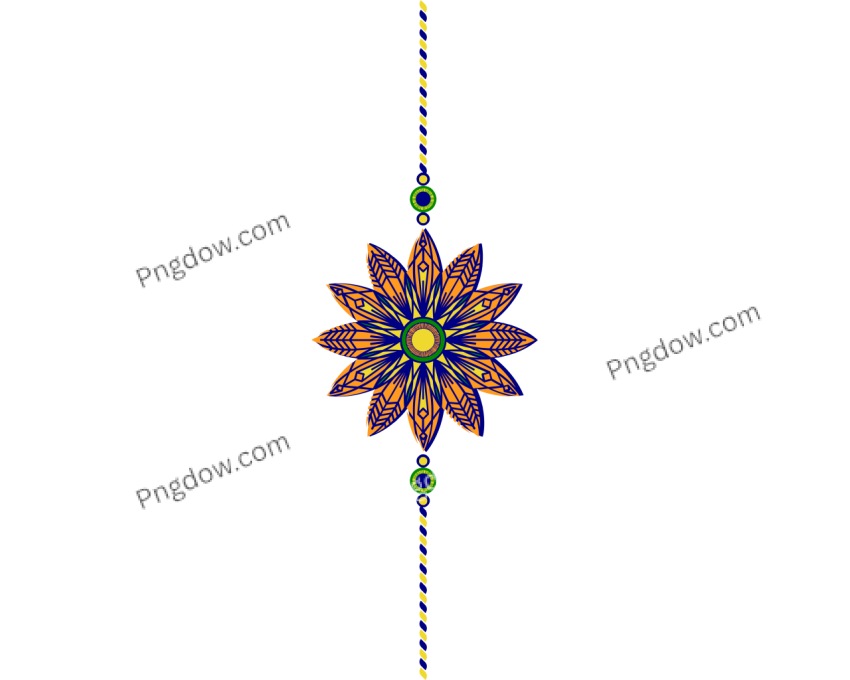 Raksha Bandhan Wristband, transparent Background image, Free vector, (161)
