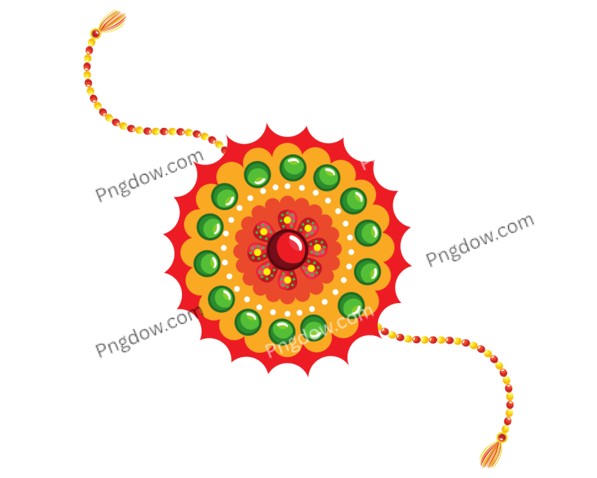 Raksha Bandhan Wristband, transparent Background image, Free vector, (163)