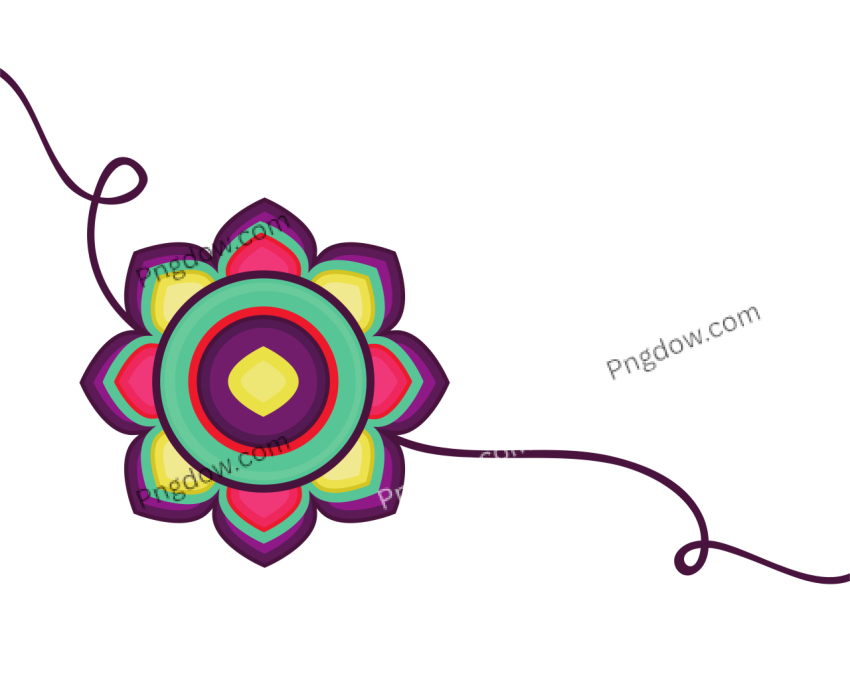 Raksha Bandhan Wristband, transparent Background image, Free vector, (164)