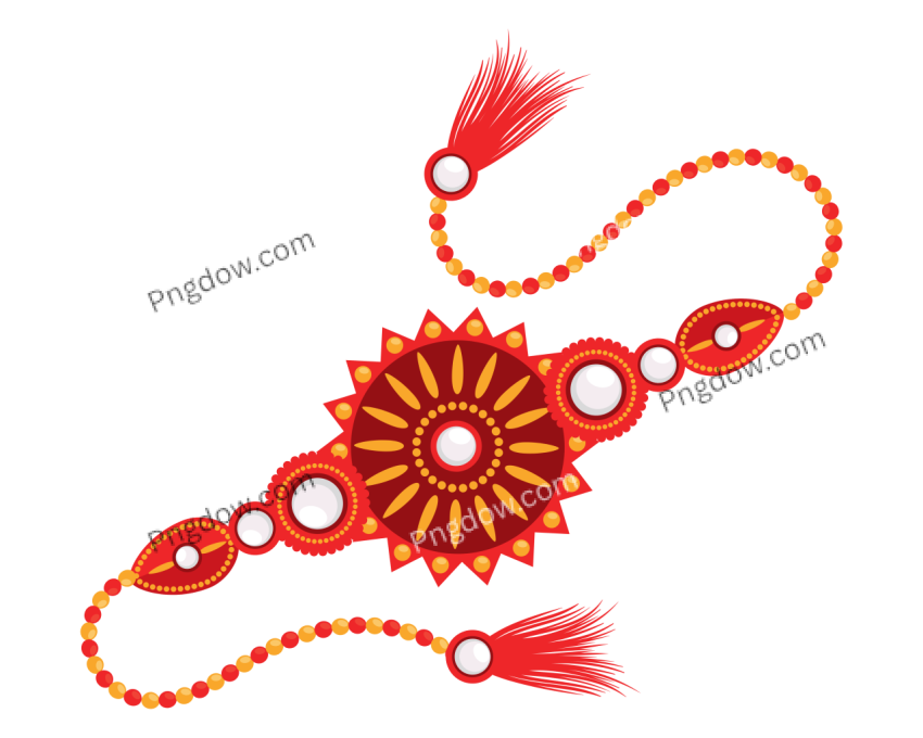 Raksha Bandhan Wristband, transparent Background image, Free vector, (168)