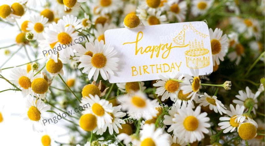 Birthday flower images