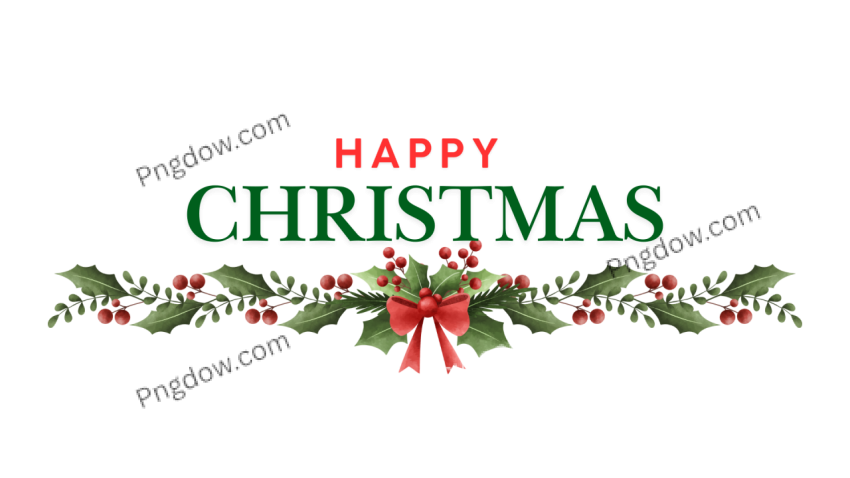 Merry Christmas text png Svg