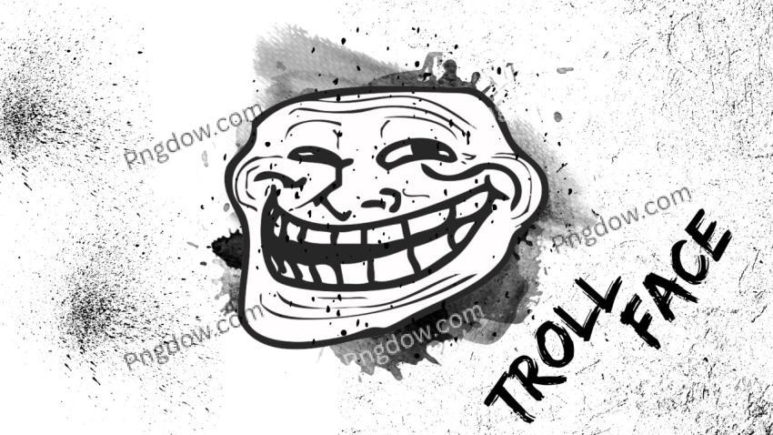 troll face clear background