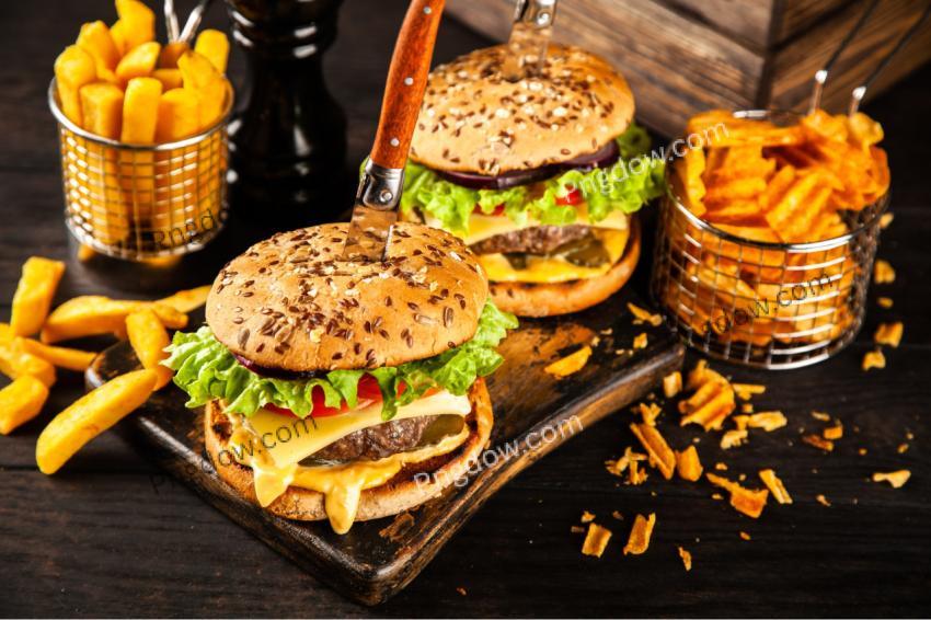 Delicious Grilled Burgers images for Free