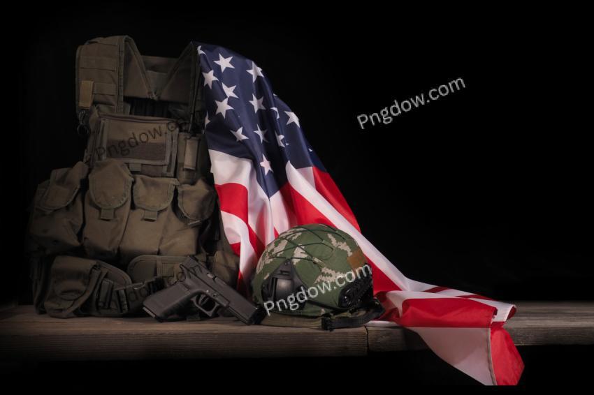 Greeting card for Veterans Day , Memorial Day, Independence Day USA celebration Concept patriotism, protection, remember ,honor