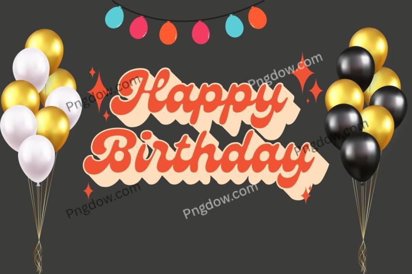 Happy Birthday template for free download