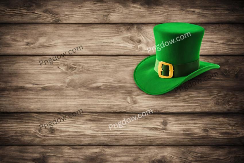St Patrick's Day Stock Photo Festive Background on Wooden Floor