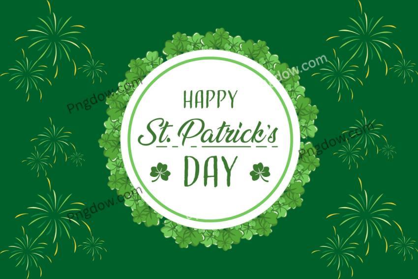 Celebrate St Patrick's Day with Vibrant Background Stock Photos