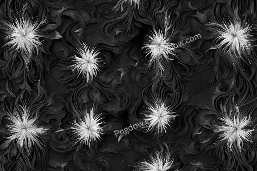 black background art