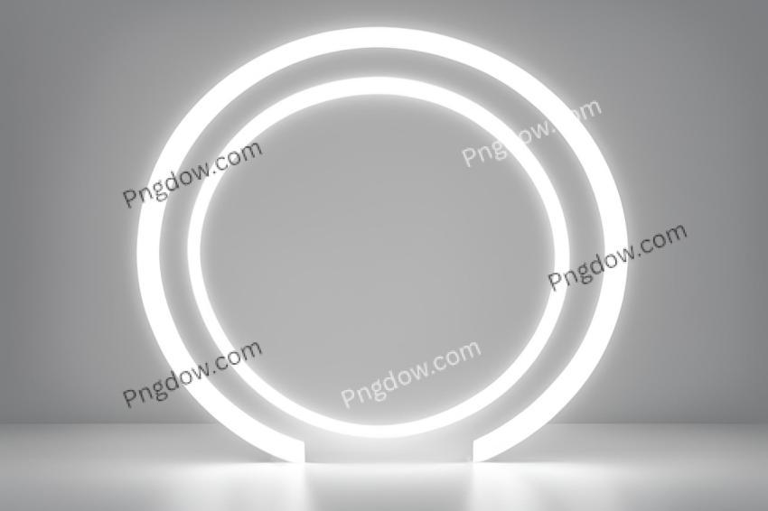 white background glow