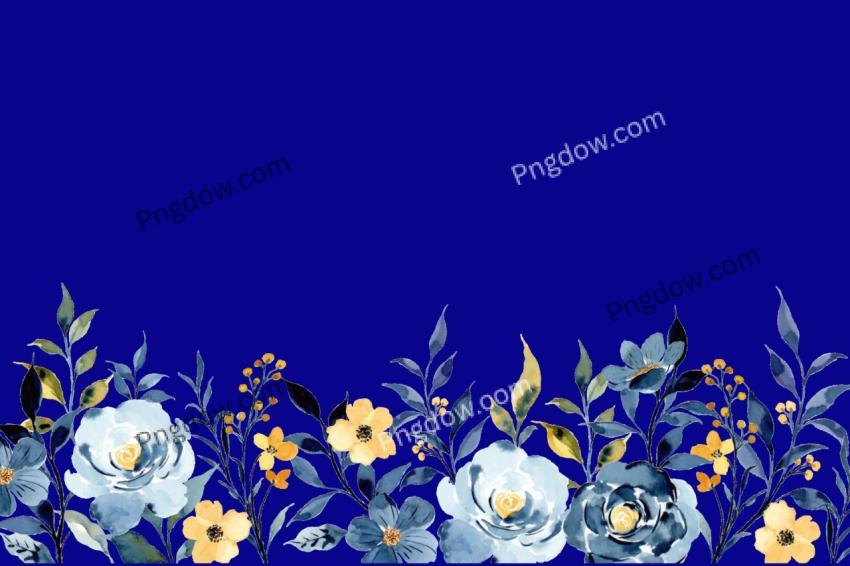 blue flower background