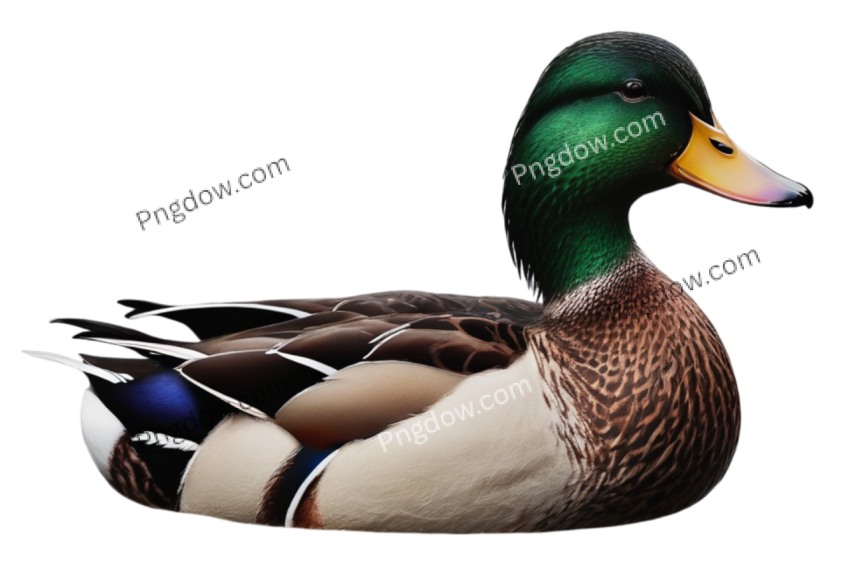 A duck standing in front of a black background