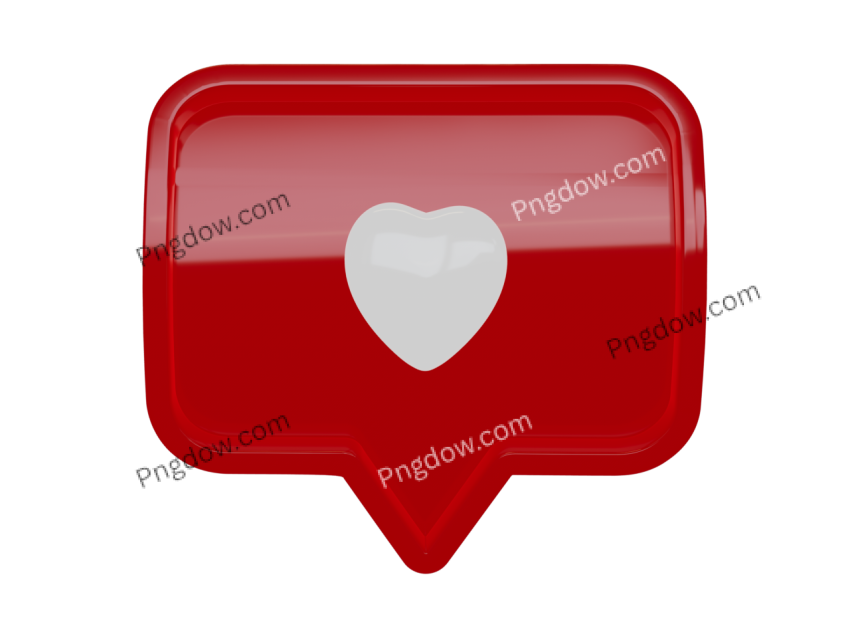 Like instagram 3D Png transparent Background Images, (31)
