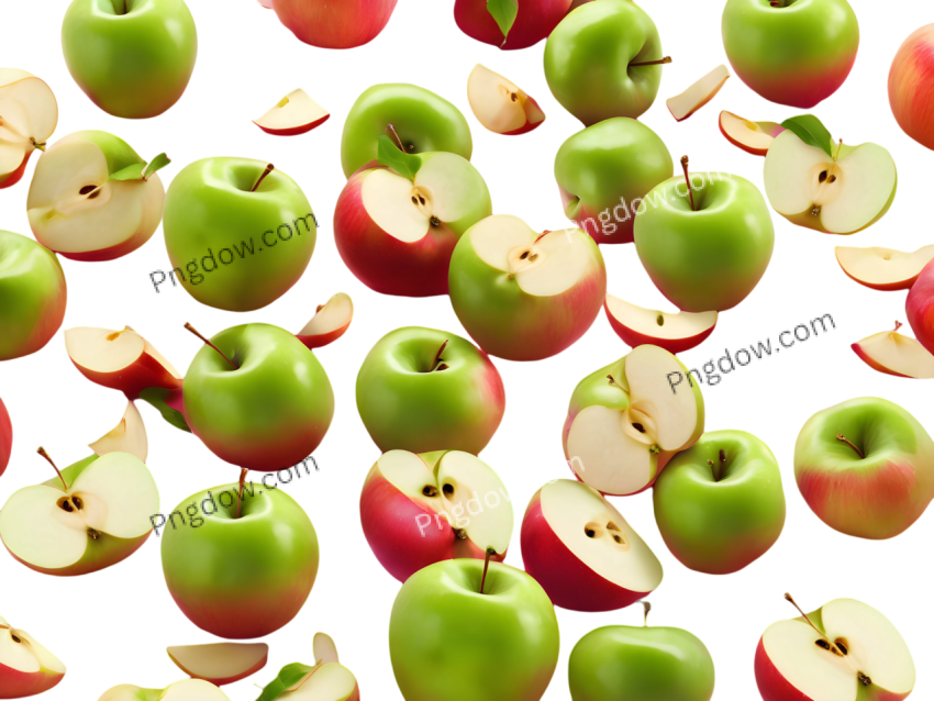Green apple png background