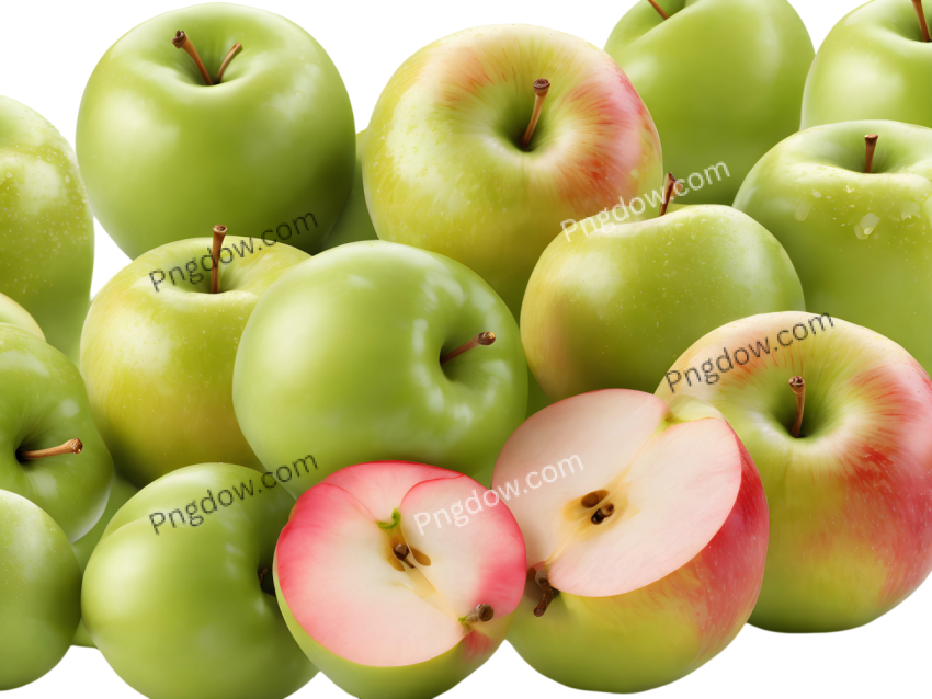 Green apple png clipart download