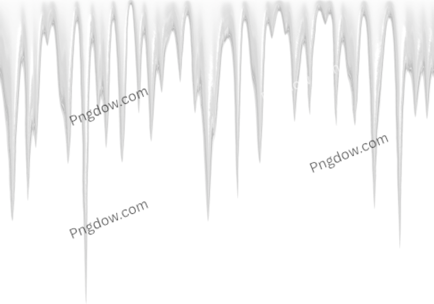 Icicles PNG image transparent background