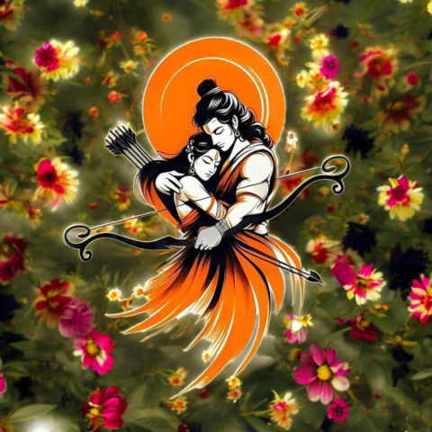 jai shree ram flower dp