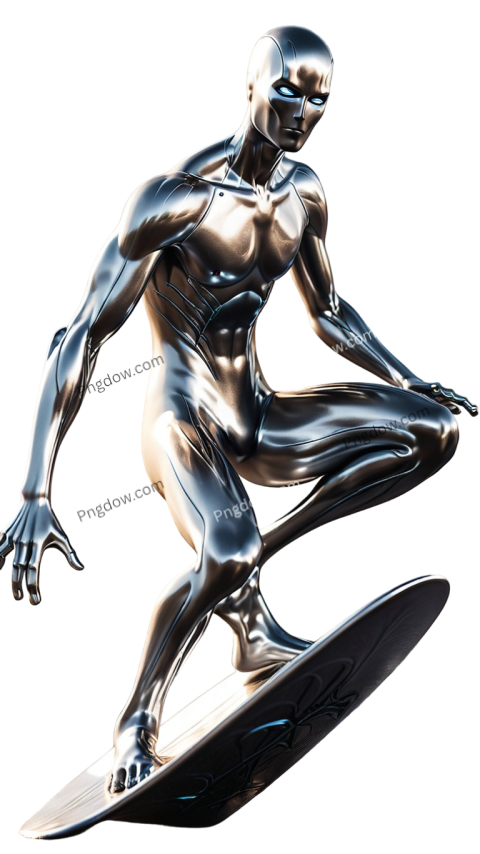 Elevate Your Projects with Silver Surfer PNG: A Must-Have Resource for Designers