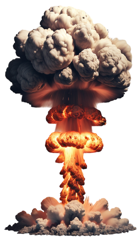 Nuclear Bomb Explosion PNG file
