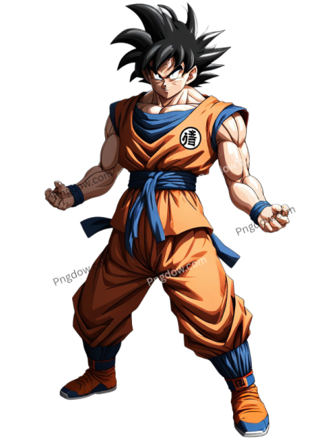 Goku PNG image with transparent background, Rose hip PNG