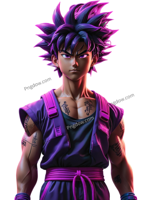 Stylish Goku Boy png