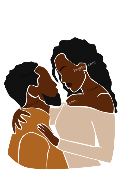 Couple in love png image with transparent background, Couple in love, (31)