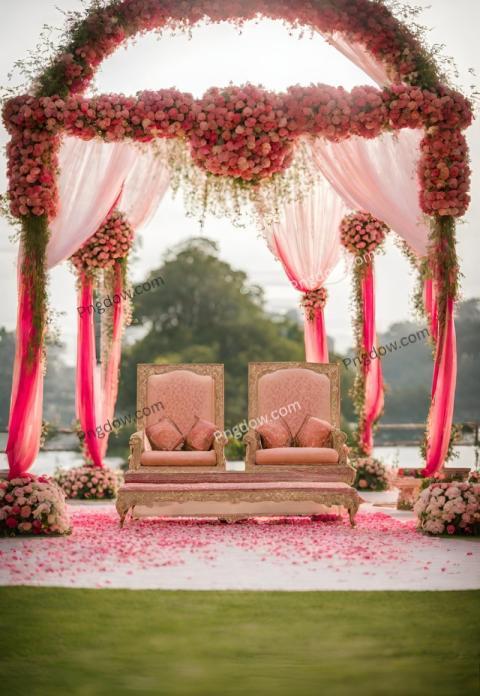 Captivating Floral Beachside Wedding Mandap, Picture Perfect Moments