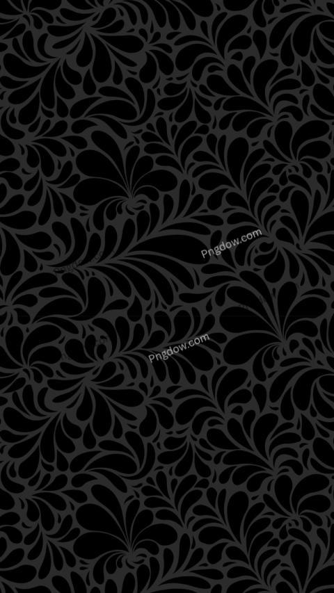 Dark Black Modern Patterned Drops Luxury Royal Phone Wallpaper