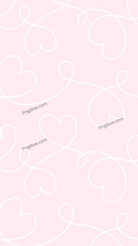 Phone Wallpaper Background Valentines Day Heart Love Minimalist Pink