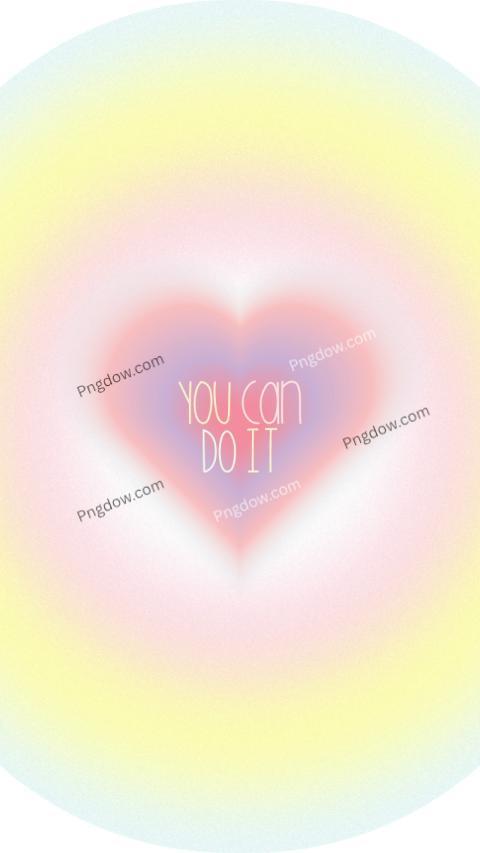 Pink and Yellow Psychedelic Gradient Quotes Phone Wallpaper