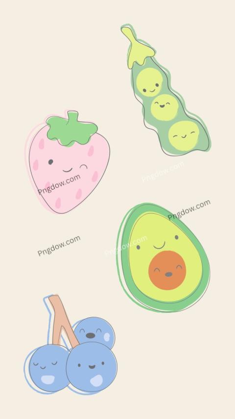 Cute Fun Food Phone Wallpaper Iphone Android Screensaver Background