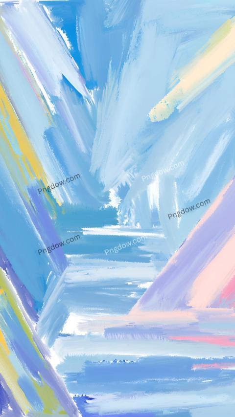 blue background painting