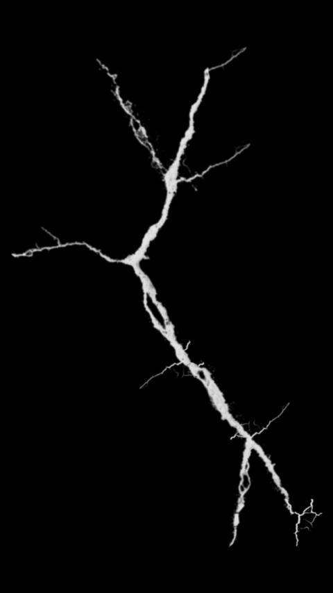 Lightning bolt on black background wallpaper