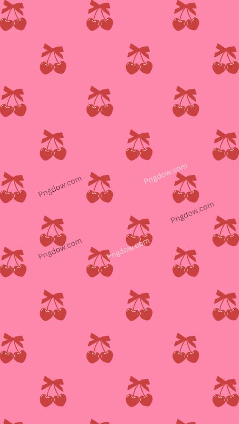 Brown shoes arranged in a pattern on a pink preppy wallpaper