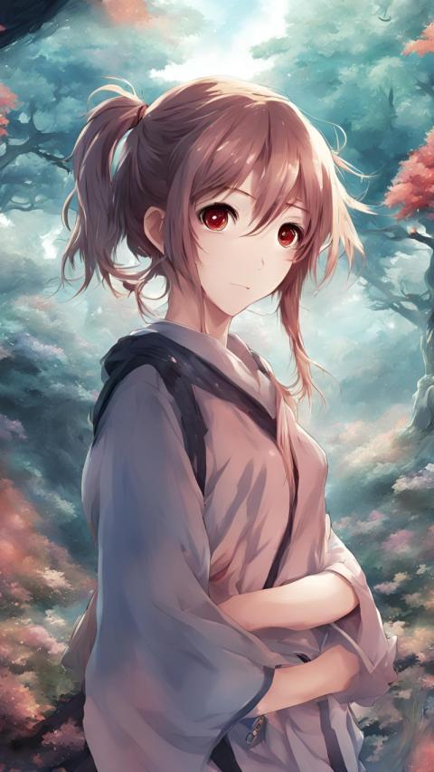 anime girl wallpaper iPhone