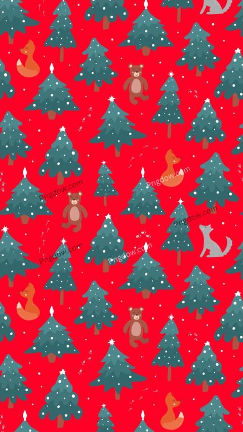 Red Christmas wallpaper free