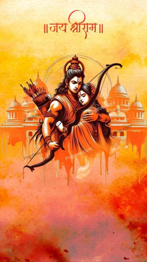 iphone shree ram wallpaper