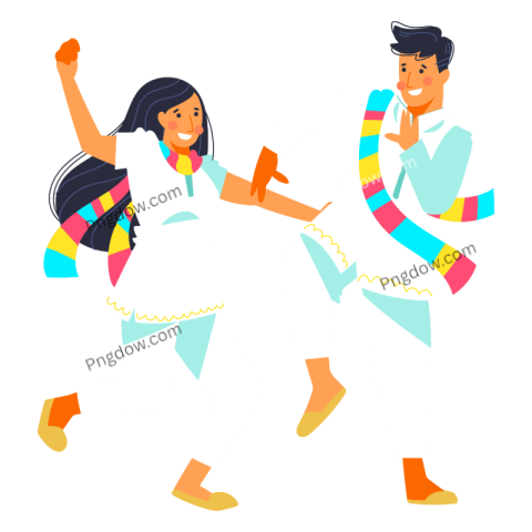 Holi cartoon collector Png images