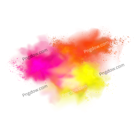 Vibrant Indian Holi Color Splash PNG Transparent Traditional Paint Spray Picture