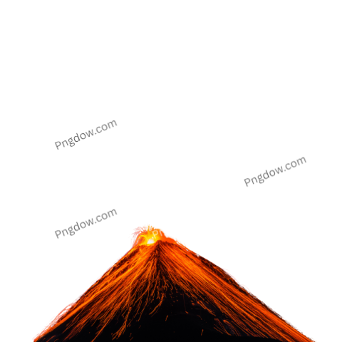 High Quality Volcano PNG Image with Transparent Background for Versatile Use