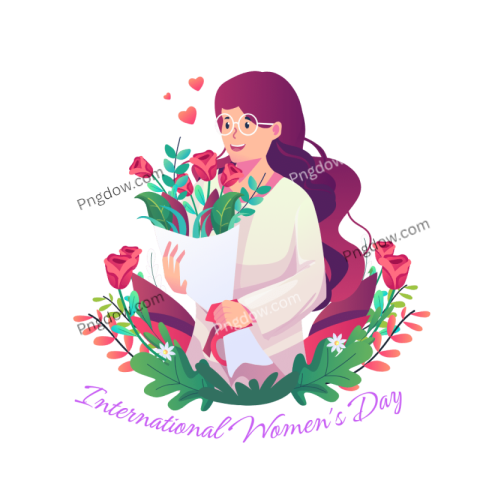 International Women's Day clipart PNG