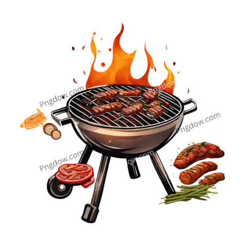 Exclusive Barbecue PNG Image with Transparent Background Download Now!