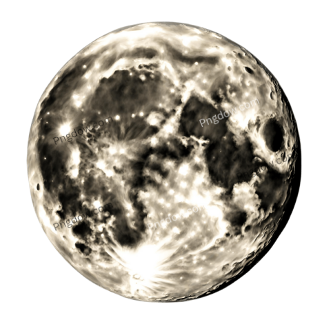 Moon illustration PNG