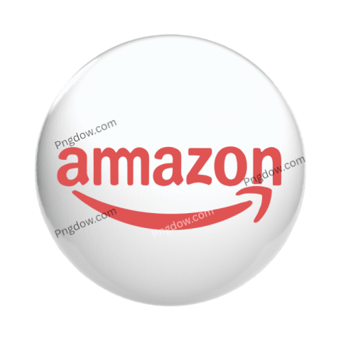 Stunning 3D Rendered Illustration of Amazon Logo with Transparent Background