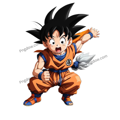 Kid Goku PNG image