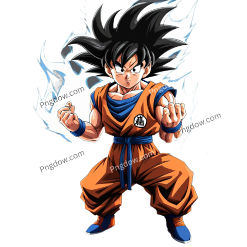 Are there any free resources for downloading Goku illustrations in PNG format