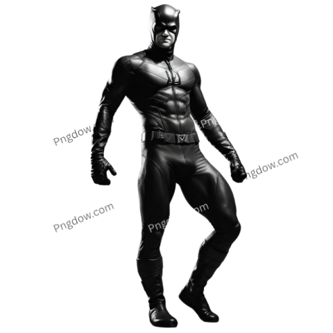 Superhero Chic: Black Daredevil PNG Images for Your Creative Needs