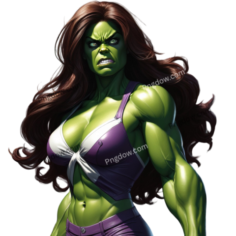Embrace the Power of She-Hulk with Stunning PNG Images for Your Projects