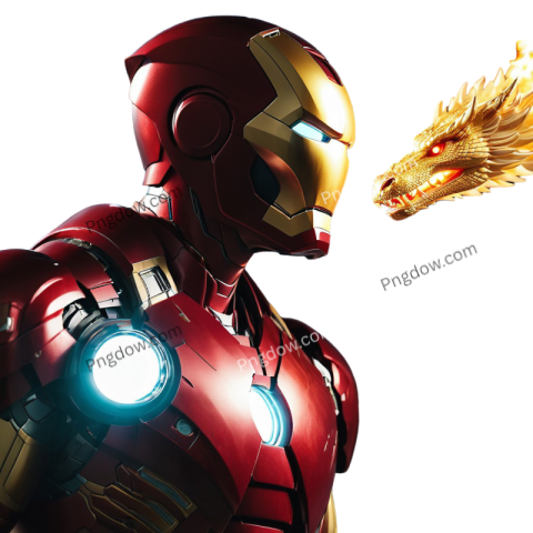 Feel the Power of Iron Man: Download Free PNG for Your Creations