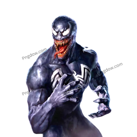 Symbiote Sensation: Transparent Venom PNGs to Elevate Your Artwork